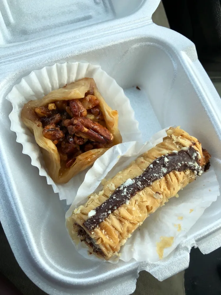 Pecan Pastry and Chocolate Almond Roll